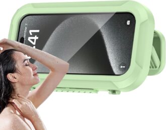 Inicio soporte para teléfono móvil en ducha