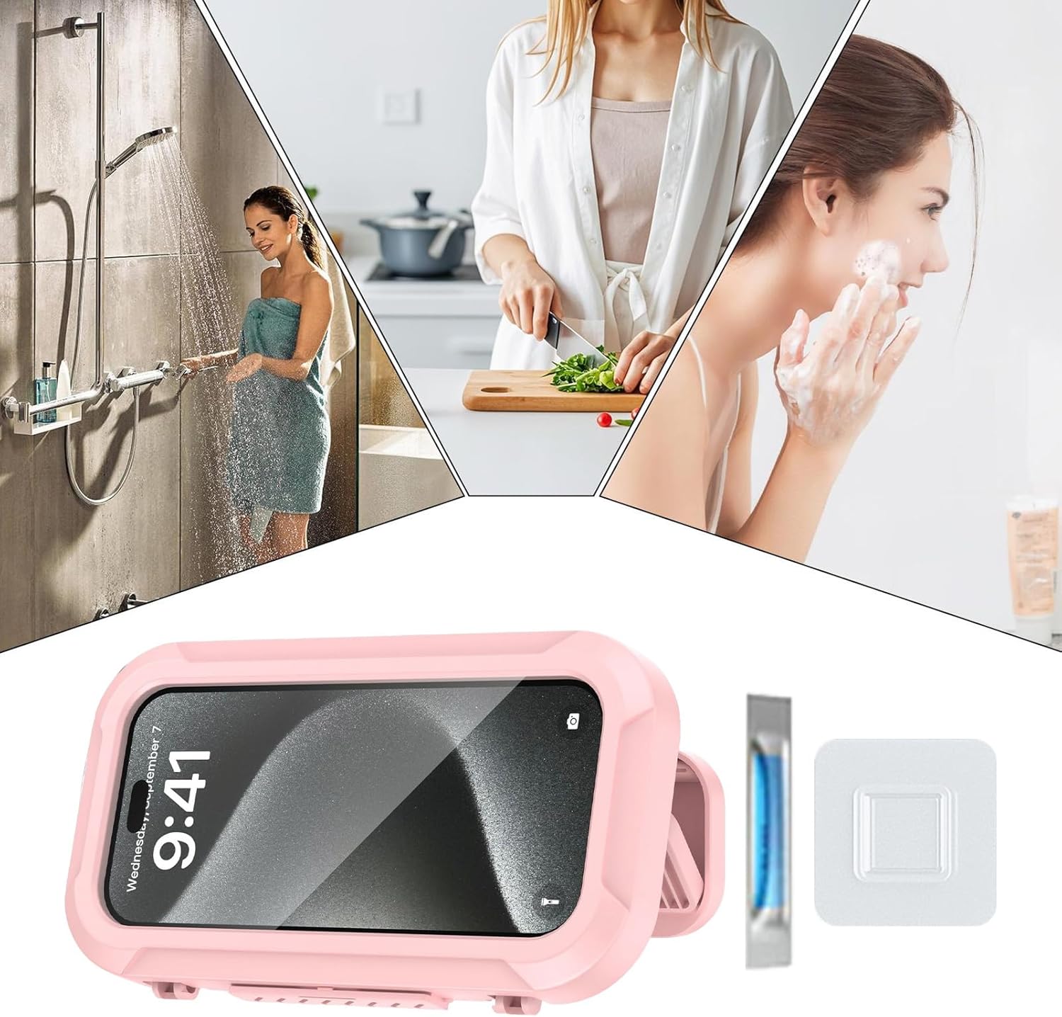 xijobido soporte para móvil en ducha xijobido soporte para móvil en ducha