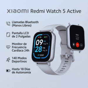 xiaomi redmi watch 5 active llamadas bluetooth