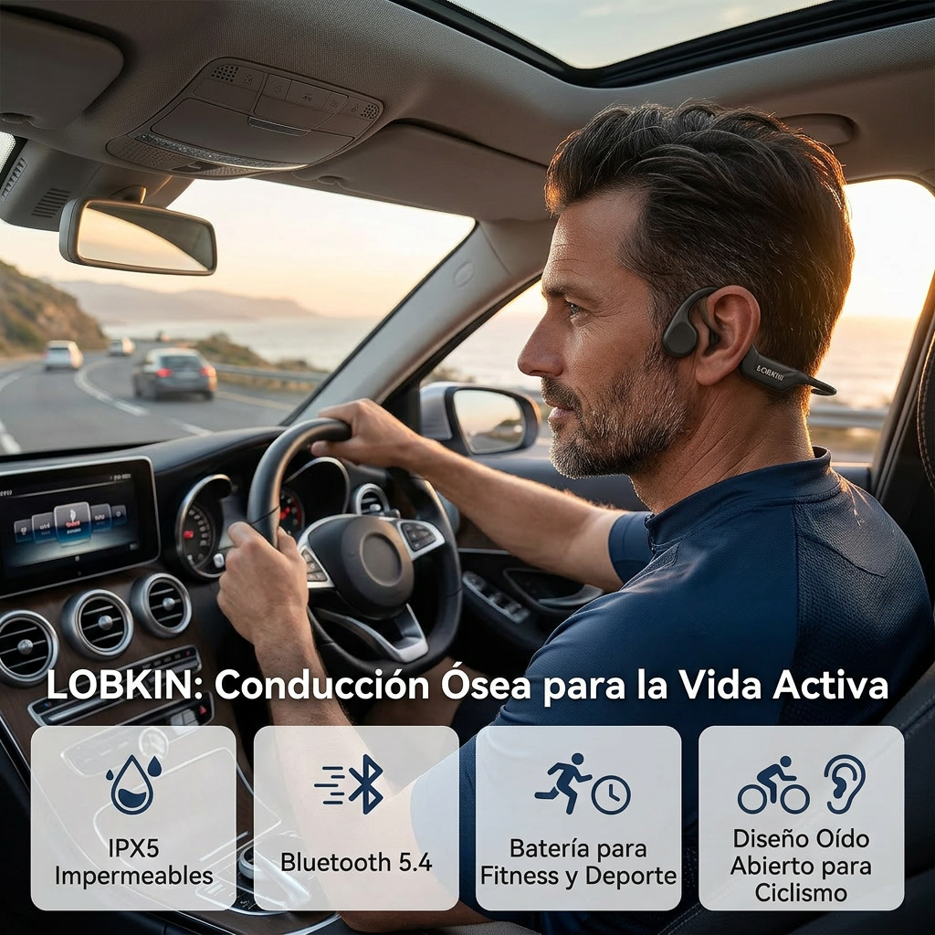 lobkin auriculares conducción Ósea