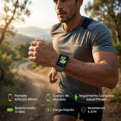 samsung galaxy fit3 reloj inteligente con pantalla amoled