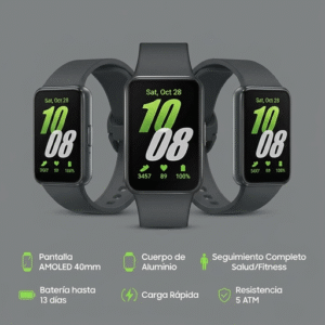 samsung galaxy fit3 reloj inteligente con pantalla amoled