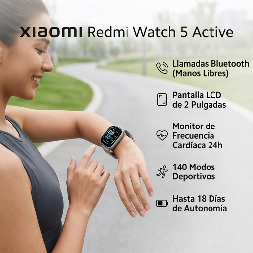 xiaomi redmi watch 5 active, llamadas bluetooth