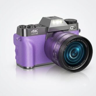 Cámara digital Vjianger 4K de 56 MP para vlogging