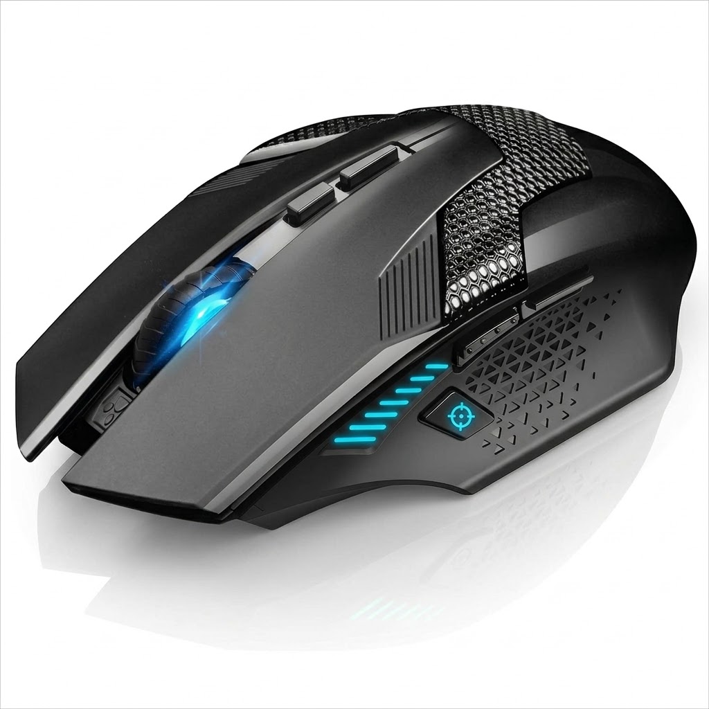 TECKNET Ratón Gaming Inalámbrico 2.4G